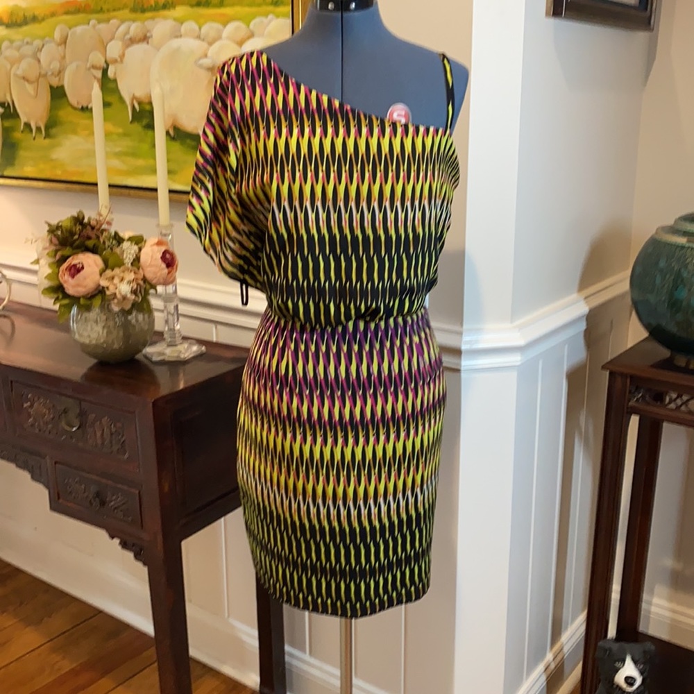 Vintage Calvin Klein NWT one shoulder dress Jul2923